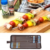 Selpa 7 piece/set Broiled BBQ Stainless Steel Meat Grill Fork Outdoor Cooking