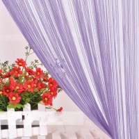 Tassel Fringe Cream Hanging String Partition Divider 90x200cm Wall Door Curtain