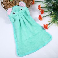 1pc Hand Towel Towels Microfiber Kids Children Cartoon Animal Panda Style Hand