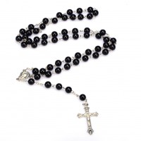 Beaded Cross Pendant Necklace Charm Necklace Fashion Woman Personal Adornment