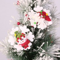 2pcs/set Christmas Tree Hanging Ornaments Santa Claus Snowman Pendants Gifts
