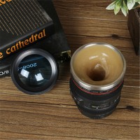 ​Canon SIX Generation Stainless Steel Coffee Creative Camera Emulation Lens cup