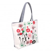 Women Canvas Love Printed Beach Large Tote Bag Shopping Bag Shoulder Handbag
