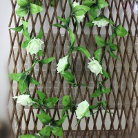 Artificial Fake Silk Rose Flower Ivy Vine Hanging Garland Wedding Home Decor New