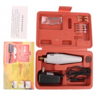 S027 Mini DC Multifunction Small Electric Grinder Mill Electric Drill Set+Power