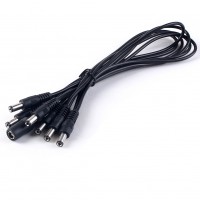 9V DC 1A 6 Way Electrode Guitar Effect Pedal Daisy Chain Power Supply Cable