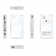 Portable Mobile Smart 1080P Ultra HD T18 Projector (RK3128) White + Silver Color