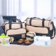 5PCS Mummy Bag Sets Baby Changing Bag Cute Diaper Bags Portable Messenger Bags