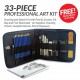 32 Piece Professional Art Drawing Set and Sketch Kit Art Supplies Drawing Bag