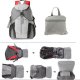 15614 Cycling Bike Bicycle Foldable Backpack Gray