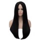 Cosplay COS Wig Middle Part Long Straight Hair White 60cm