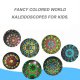 Magic Plastic Kaleidoscope Kids Children Educational Toy Fancy Colored World