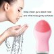 Ultrasonic Silica Gel Cleansing Device Rechargeable Blackhead Pore Cleaner