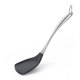 Stainless Steel Handle Silicone Spatula Special For Non-stick Frying Pan
