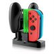 LED Charging Dock Station Charger Base Cradle Suitable for Nintendo Switch