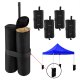 4pcs Portable Canopy Tent Legs Weight Bags Outdoor Shelter Windproof Sand Bags