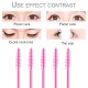 100pcs/lot Disposable Eyelash Extension Mascara Brushes Individual Applicator