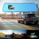 2.4" HD 110 Wide Angle Rear-view Mirror Vehicle Traveling Data Recorder