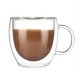 150ML Double Layers Coffee Mug With Handle Heat Insulation Drinking Cup