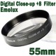 Emolux Close Up 55mm (+8) Filter