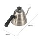 1L Large Capacity Stainless Steel Gooseneck Hand Teakettle for Coffee & Tea