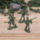 100pcs/Pack Military Plastic Toy Soldiers Army Men Figures 12 Poses Gift