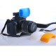 3 Colour Pop up Flash Diffuser for Nikon Canon Pentax