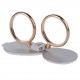 The2015 small gold + silver double ring cell phone holder metal