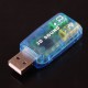 Audio Adapter card 5.1 USB To 3.5mm mic headphone Jack Stereo Headset sound