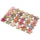 100pcs Star Pattern 2 Holes Wood Buttons Sewing Scrapbooking Sewing Buttons
