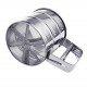 1pc Stainless Steel Cup Shape Flour Sieve Bolt manual Sugar Shaker Kitchen Tool