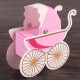 10pcs/pack Carriage Candy Box Boxes For Wedding Party Baby Shower Favor Gift