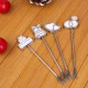 Brand Creative Delicate Wedding Party Daily Use Stainless Shining Fruit Fork