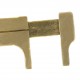 Solid Brass 97mm Vernier Caliper Measuring Tool Gauge Stone Jewellery Dual scale